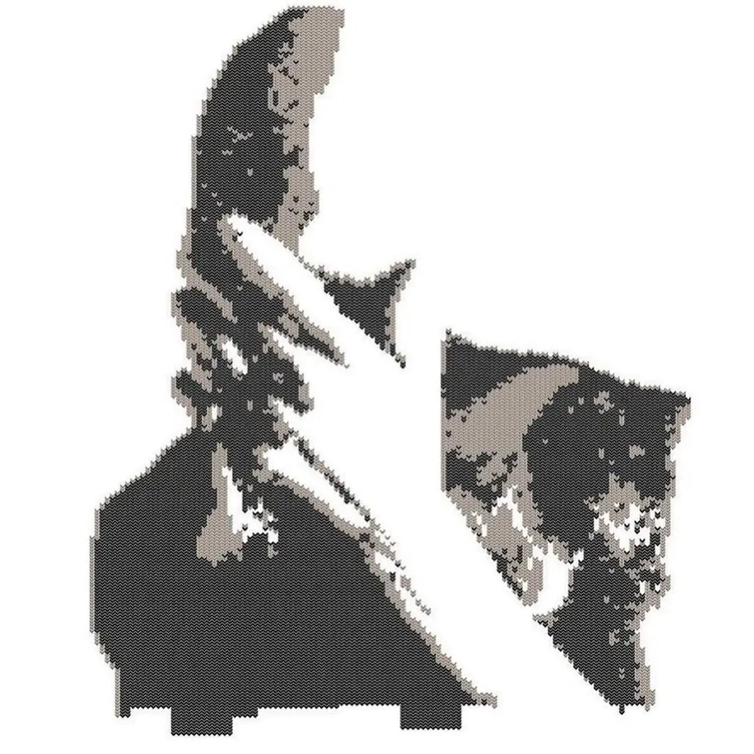 EVA FABER FACE KNIT SWEATER